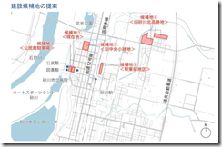市役所庁舎建設地提案