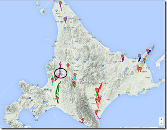 活断層北海道 砂川