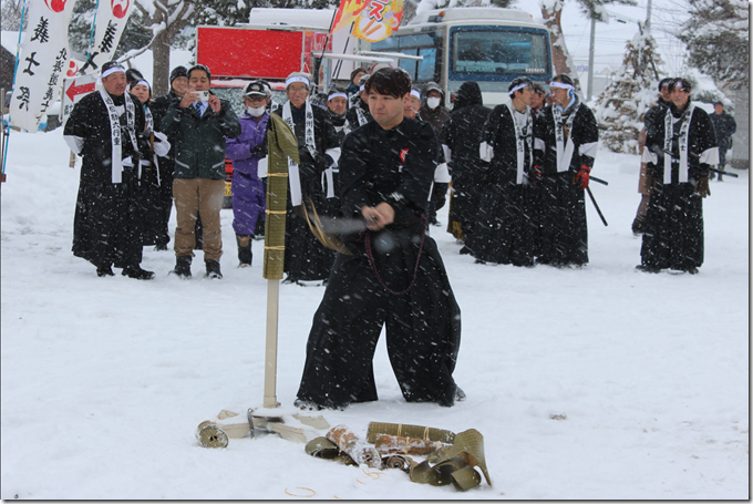 試し切り奉納